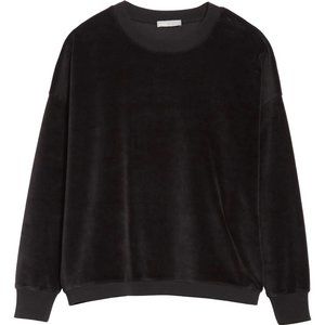 VINCE velour velvet pullover crewneck sweater Y2K